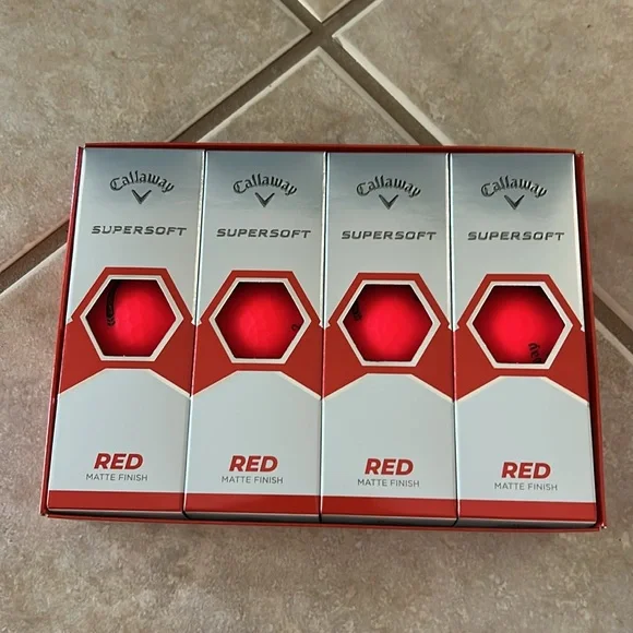 Callaway red golfballs - Picture 2 of 2